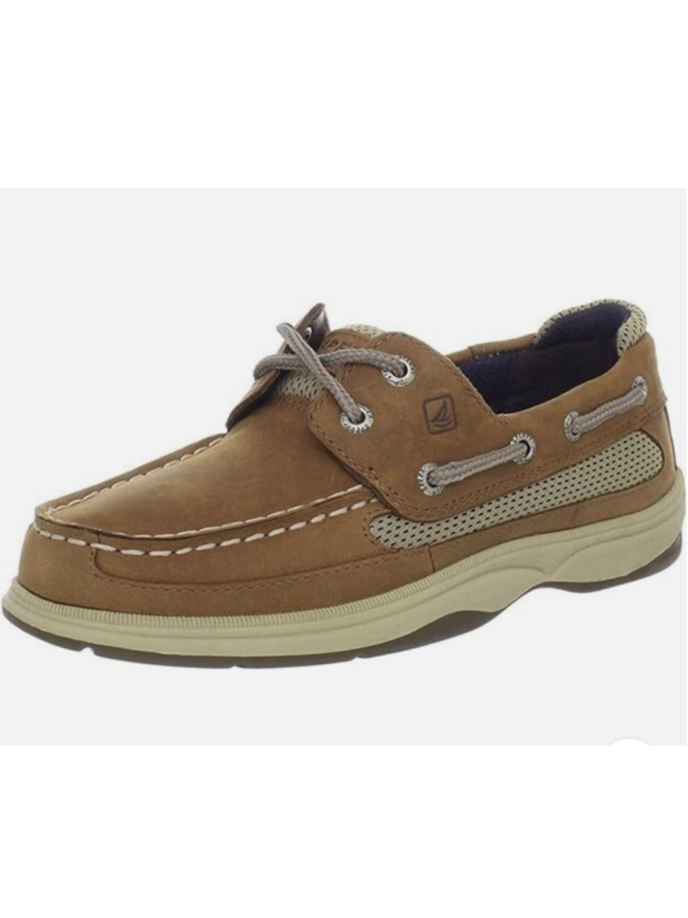 Sperry Lanyard CB Boat Shoe Tan Leather sz 8.5